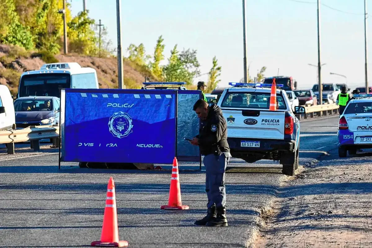 Motociclista pierde la vida en trágico accidente en la Ruta 7 de Neuquén