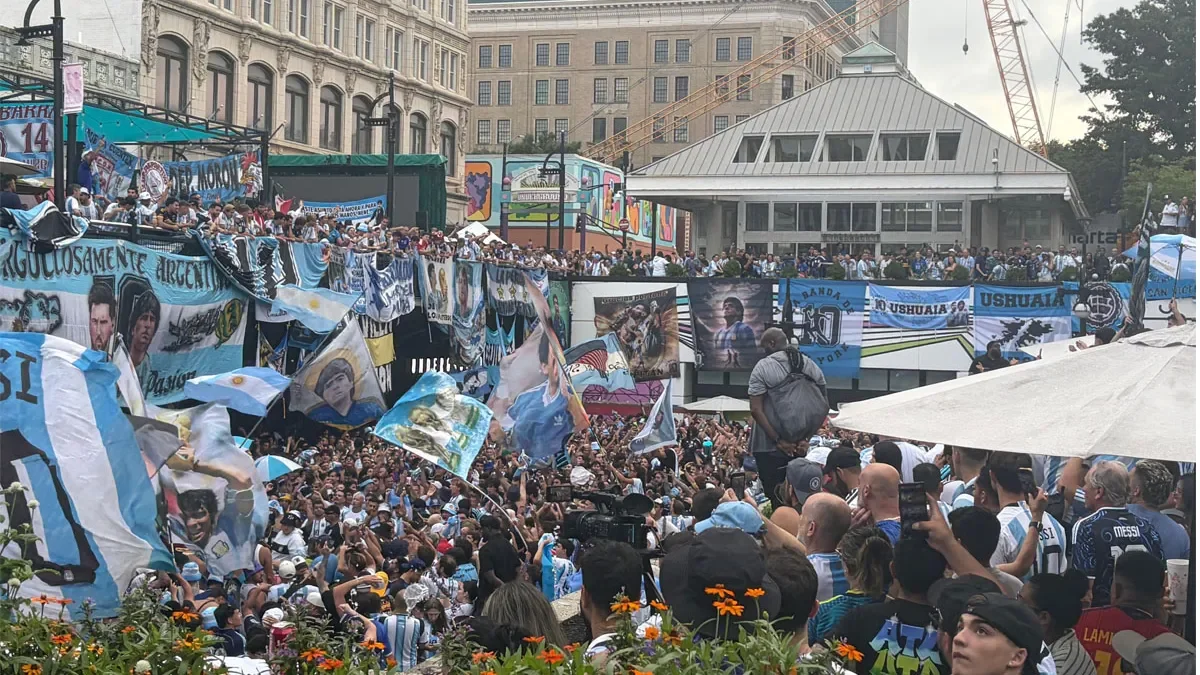 Multitudinario banderazo en Atlanta: la emoción por Malvinas se renueva
