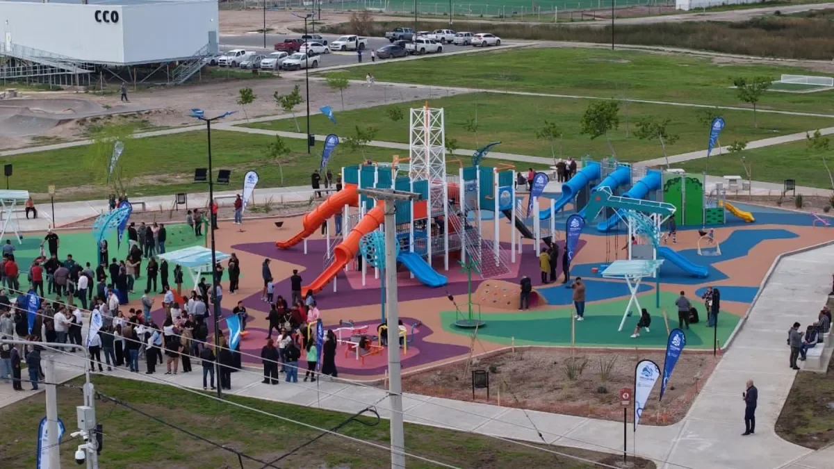 Neuquén suma un nuevo espacio recreativo con juegos temáticos en el Parque de las Energías