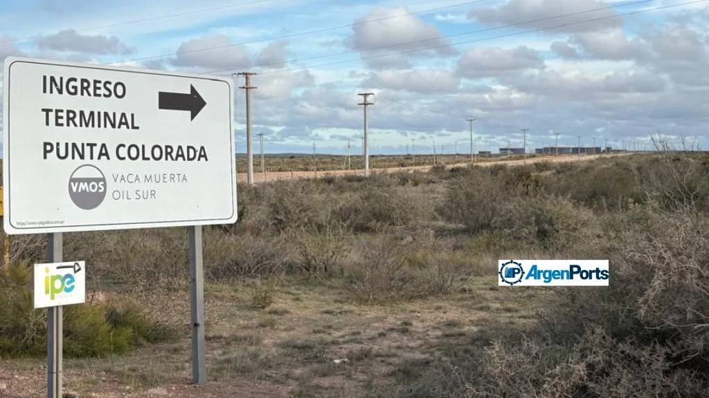 Obras del VMOS en Punta Colorada: avances y detalles desde la costa rionegrina