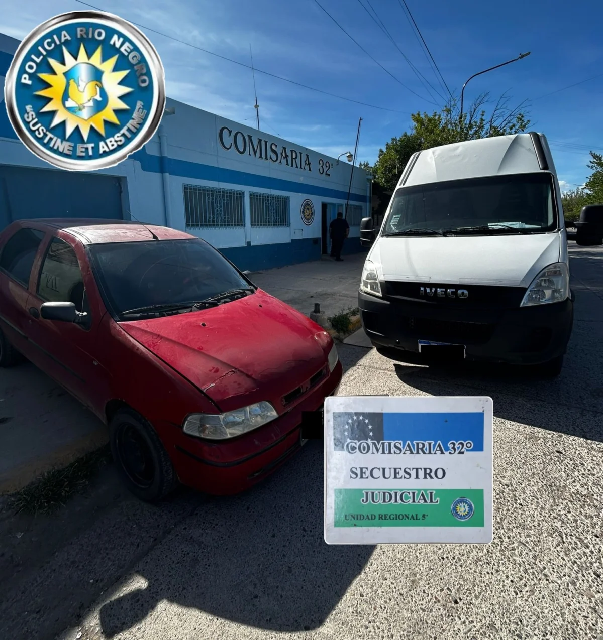 Operativo policial en Cipolletti: detienen a prófugo y recuperan vehículos robados