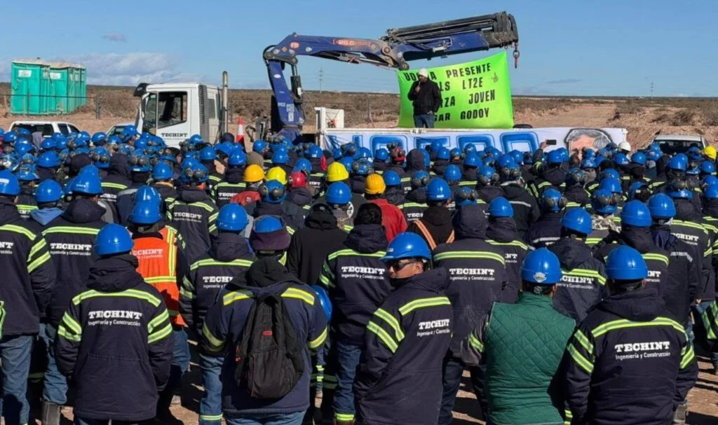 Paro en yacimiento de Techint por la superexplotación en Vaca Muerta