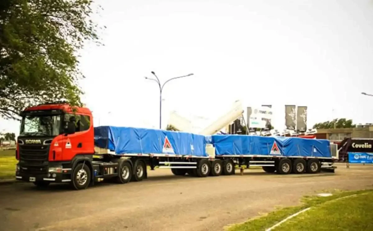 Prueba clave para el transporte de arena: bitrenes comienzan a circular en Vaca Muerta