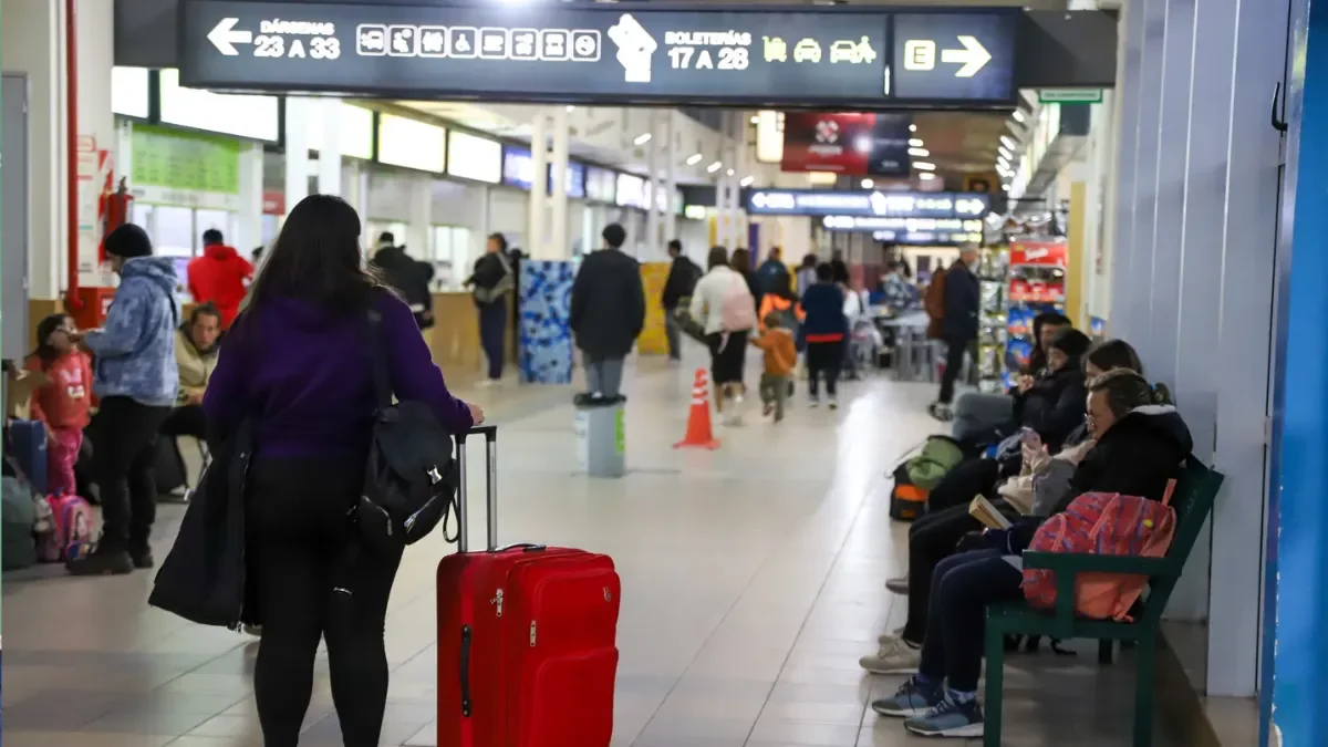 Récord de pasajeros en la Terminal de Ómnibus durante la temporada de invierno