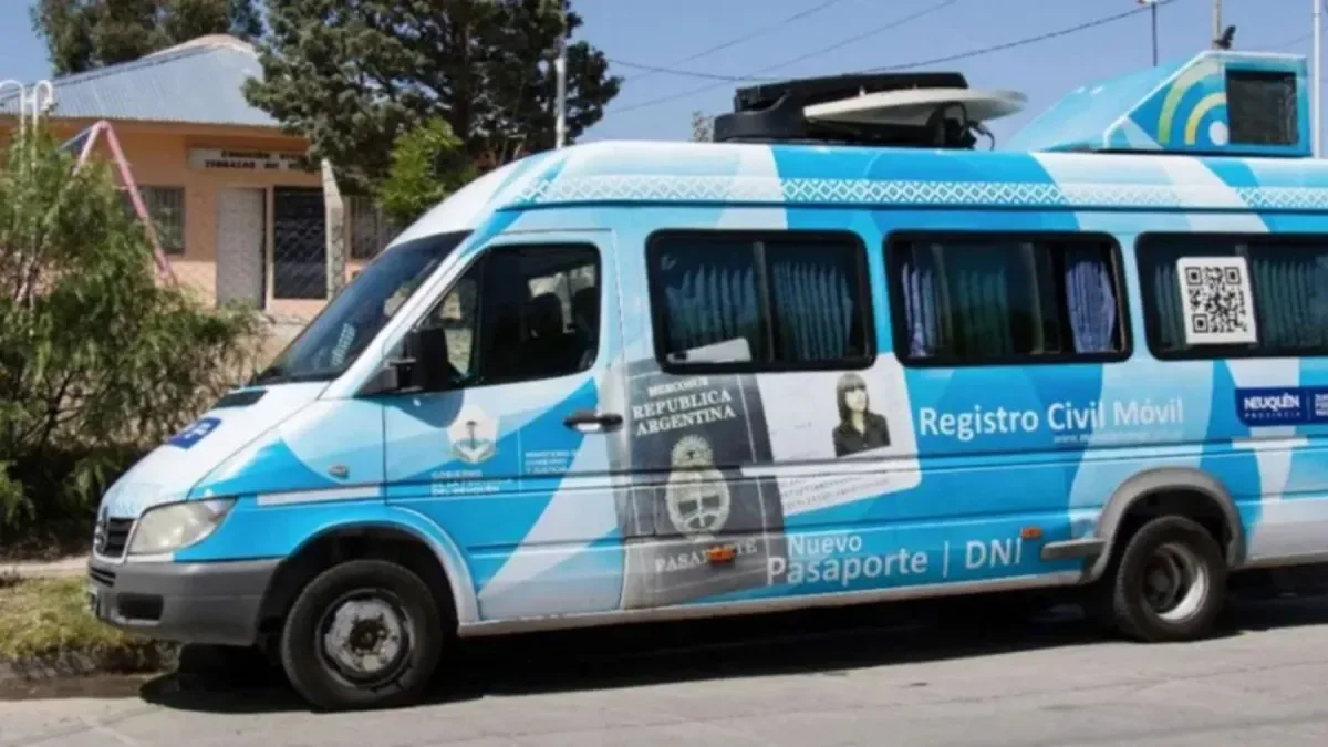 Renovación de DNI y pasaporte: Registro Civil Móvil llega a Neuquén este mes