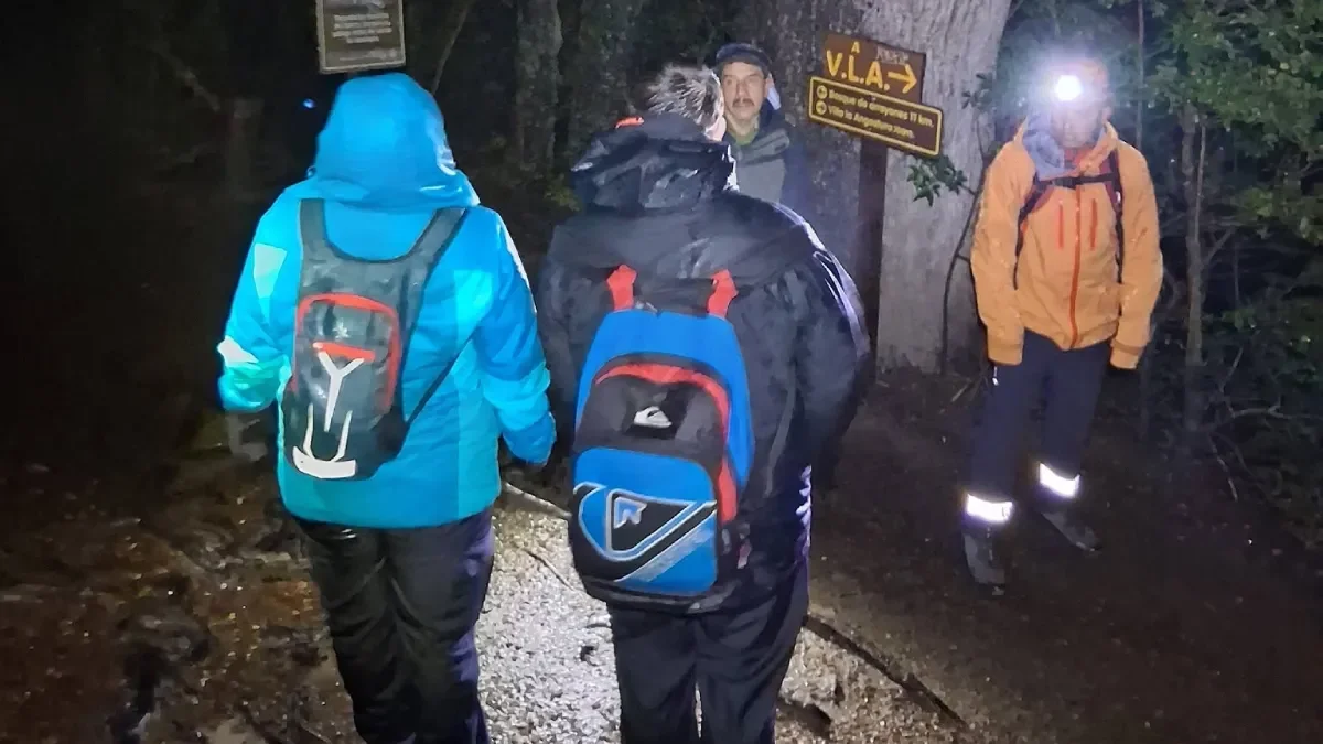 Rescate de turistas en Quetrihué: atrapados por la lluvia en los miradores