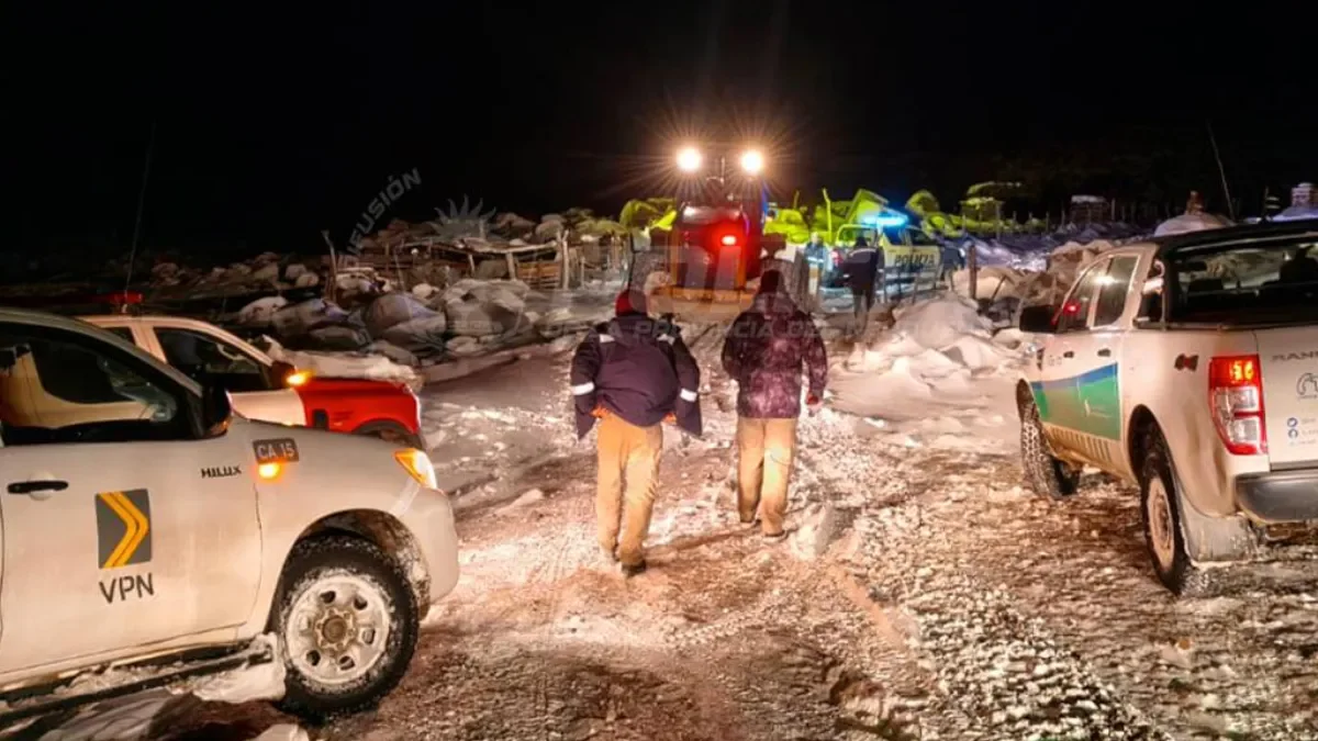 Rescate en plena nevada: tres heridos por incendio enfrentan quemaduras y frío extremo
