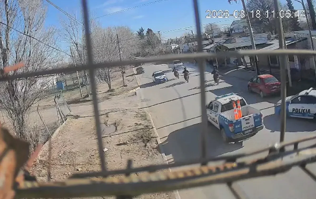 Revuelo en un barrio de Neuquén tras intensa persecución policial