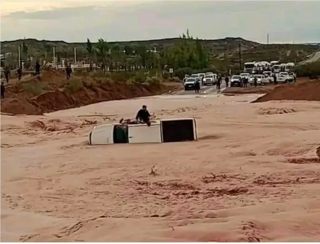 Rincón de los Sauces enfrenta severas inundaciones que afectan la operatividad en Vaca Muerta