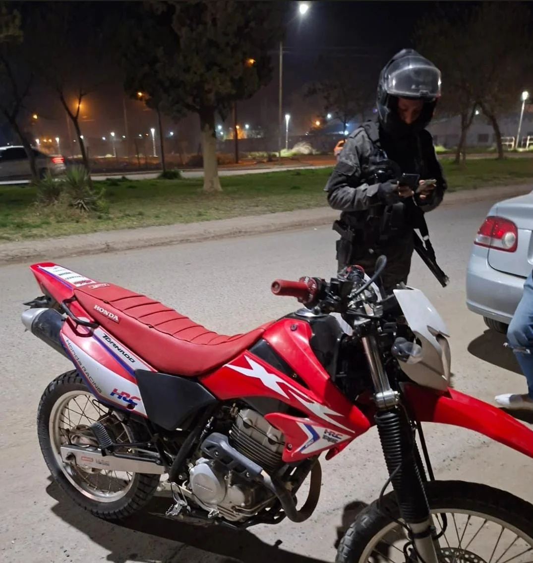 Secuestraron motocicleta en Allen con pedido de Neuquén por robo