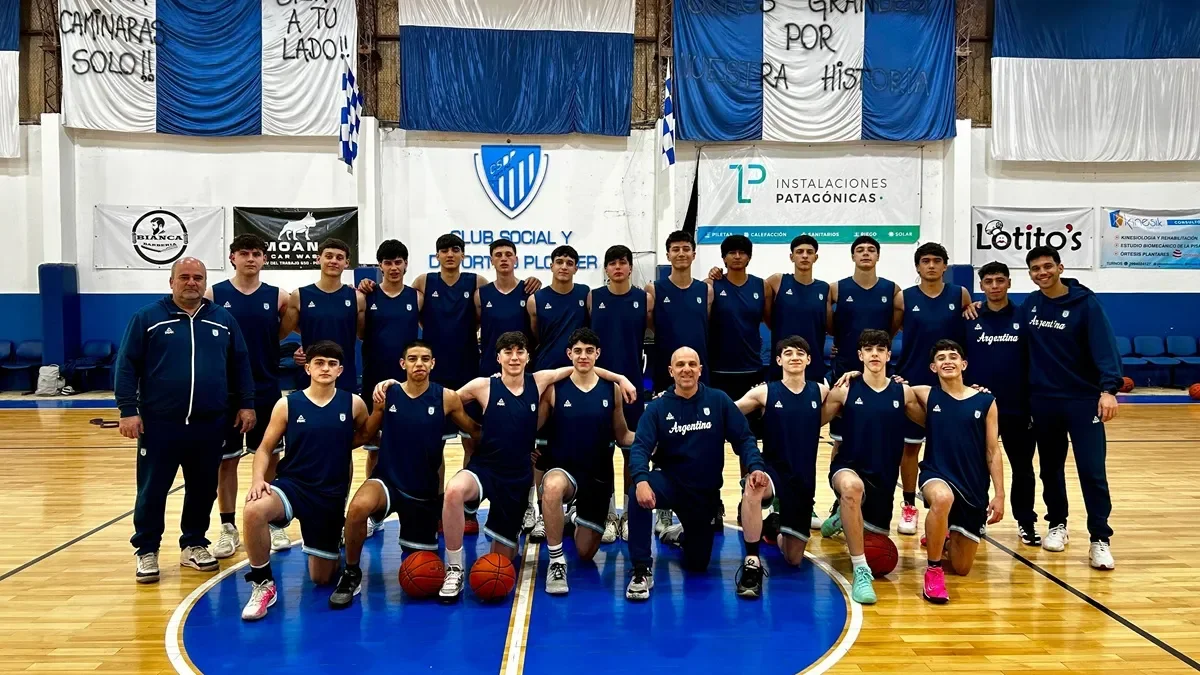 Selección U15 realiza amistosos en Neuquén con tres jugadores locales convocados