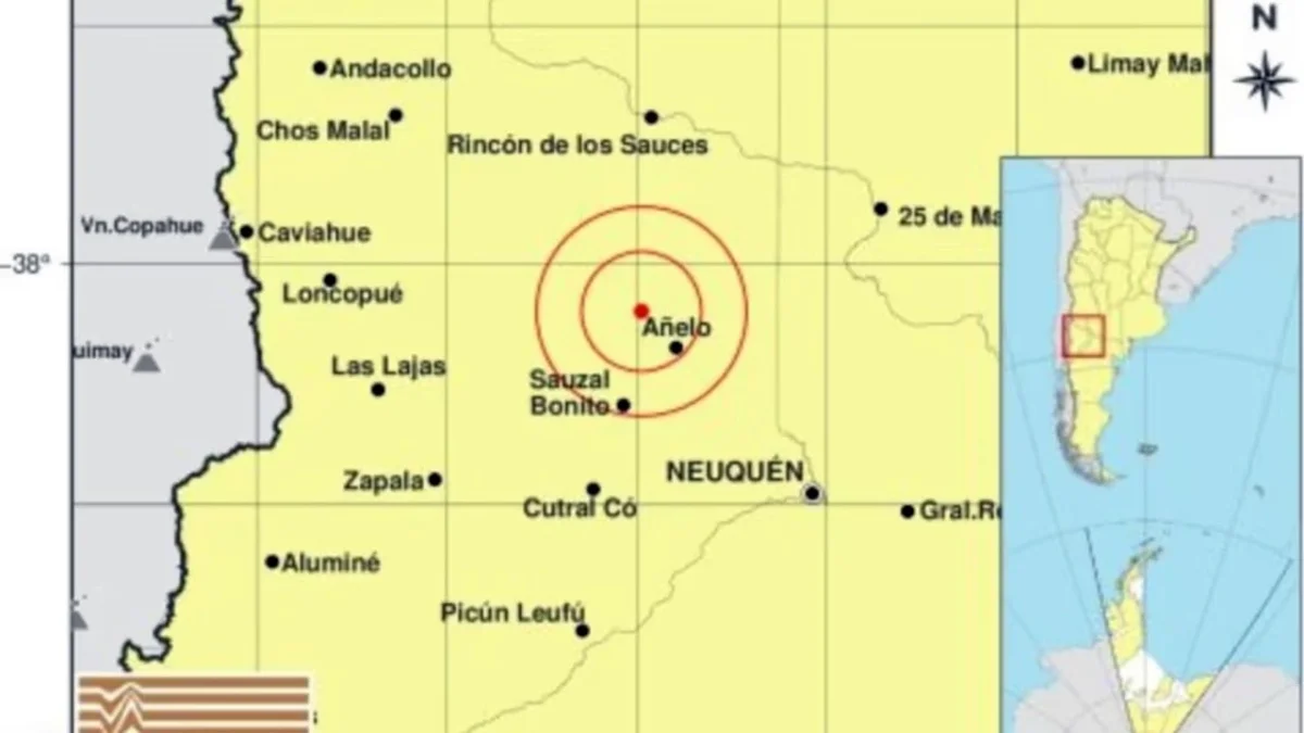 Sismo de 3,2 grados se registra en la Patagonia, sin daños reportados