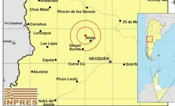 Terremoto en Neuquén genera preocupación en Añelo, Cutral Có y Plaza Huincul