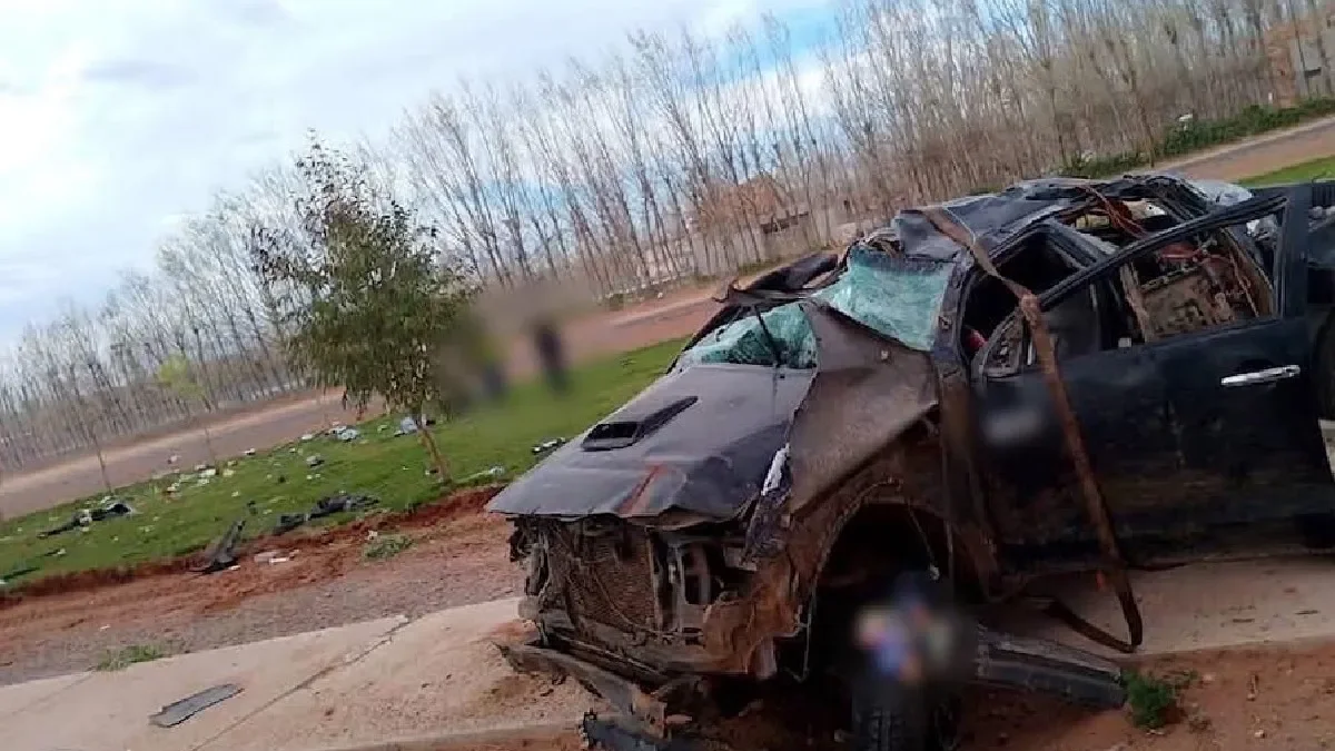 Tragedia en Rincón de los Sauces: dos muertos y dos heridos graves tras un vuelco