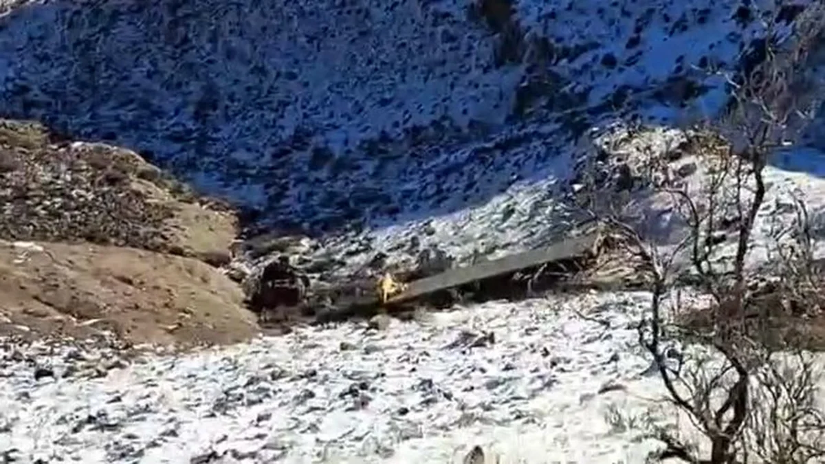 Trágico accidente en Neuquén: un camión se despeña y su conductor pierde la vida