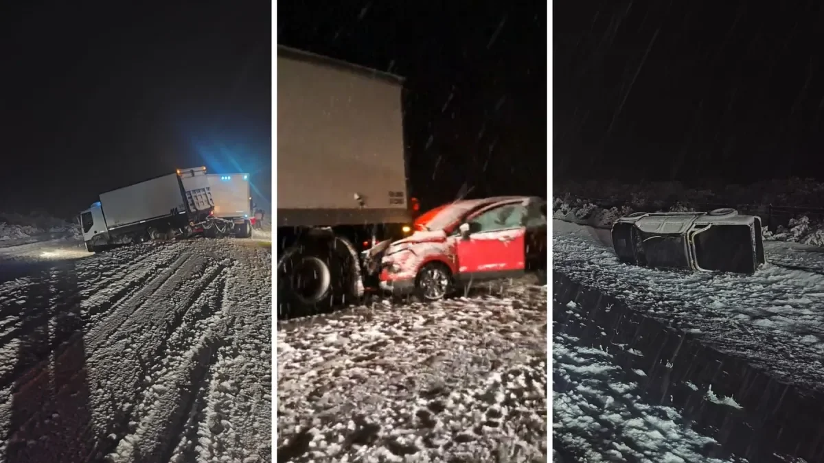 Tránsito complicado en Neuquén: nieve causa cortes de ruta y accidentes hoy