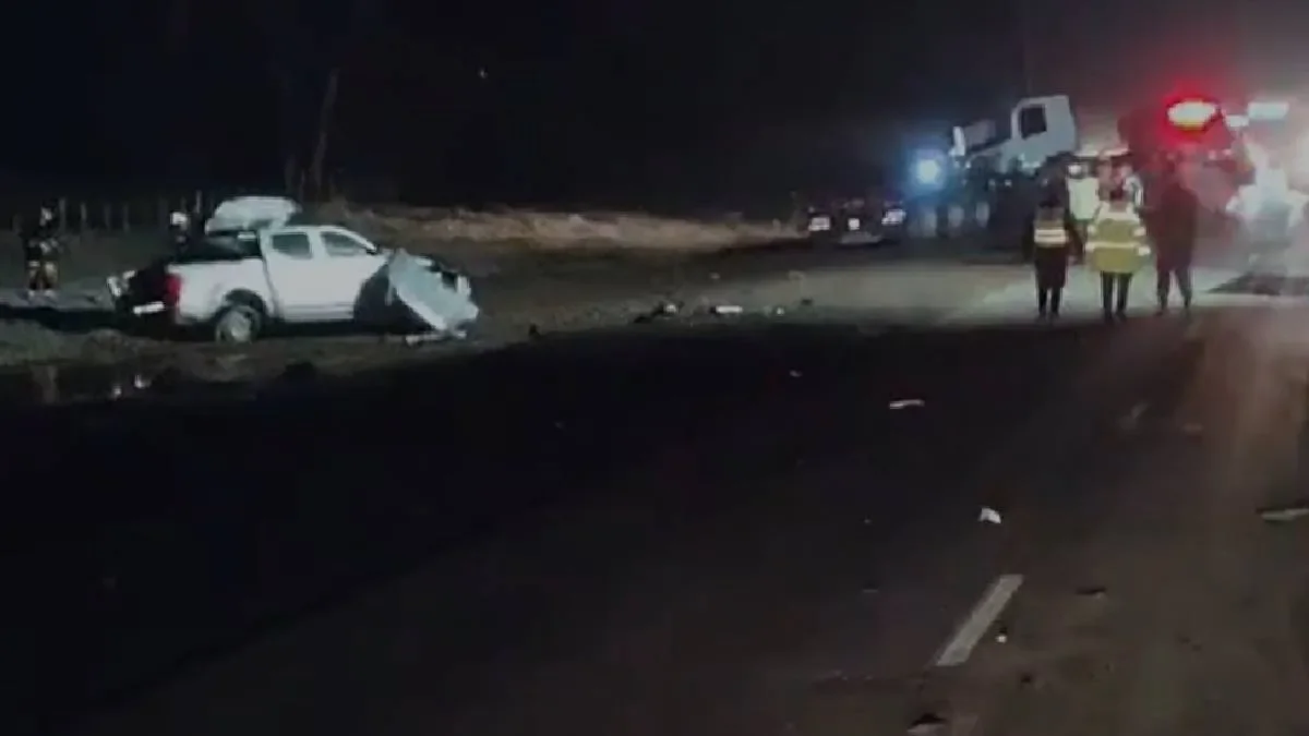 Triple choque en Ruta 7 deja un muerto y varios heridos en Vaca Muerta