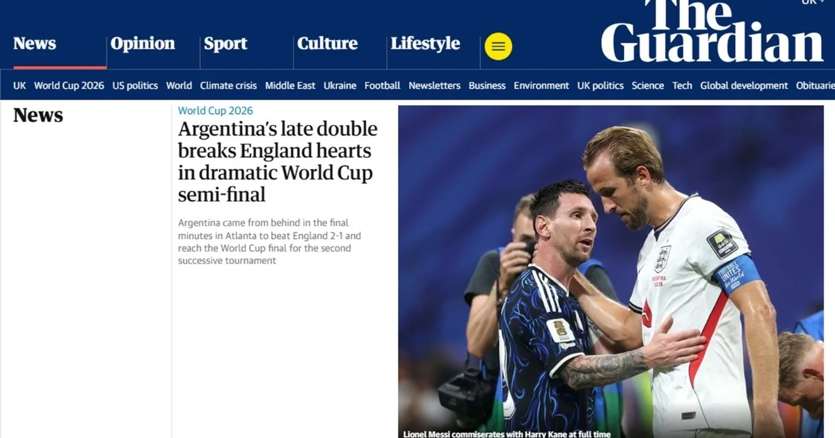 Triunfo de la selección argentina provoca reacciones en medios internacionales