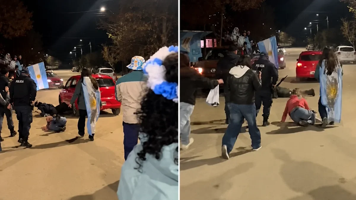 Un policía herido tras ser atropellado por un joven durante celebraciones deportivas