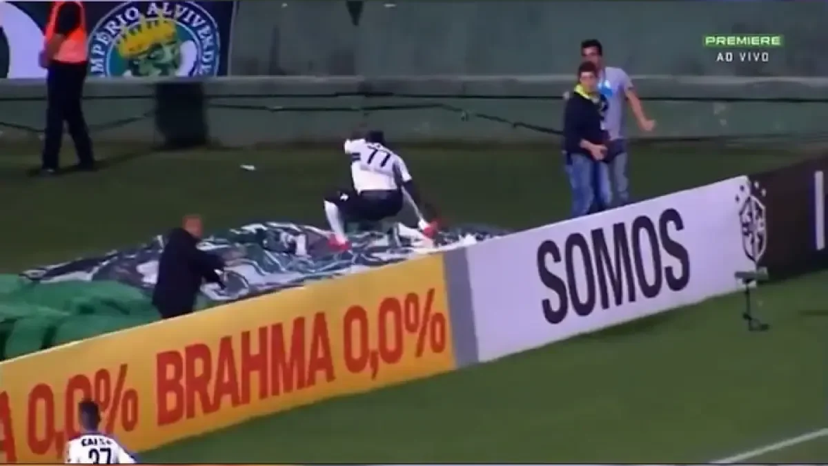 Un salto para celebrar se convierte en un misterio en el Brasileirão